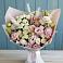 Букет цветов из: Альстромерии и Розы в Камышах