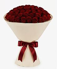 Букет 101 Бордовая роза Блэк Бакарра в Камышах