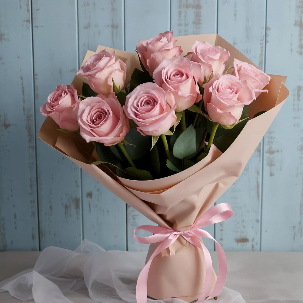 Букет цветов из: Розы в Камышах