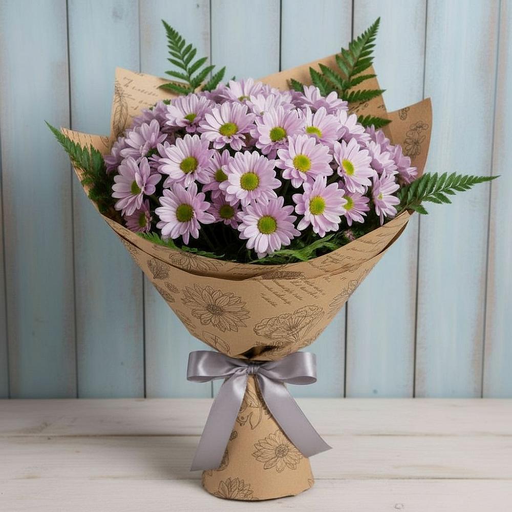 Букет цветов из: Хризантемы в Камышах