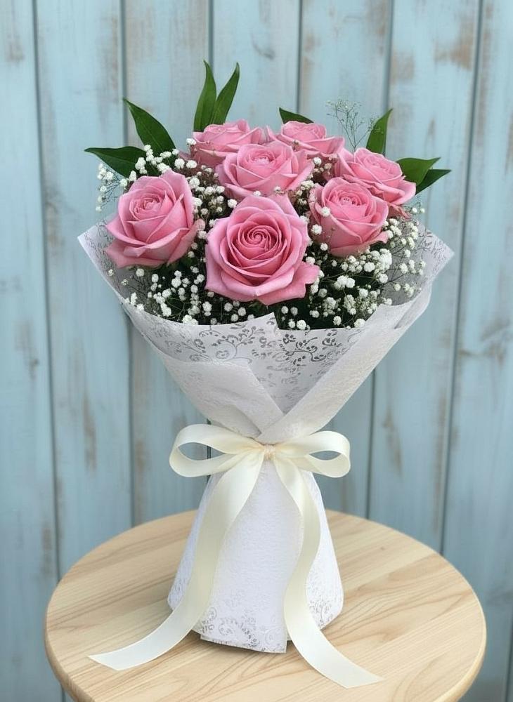 Букет цветов из: Розы в Камышах