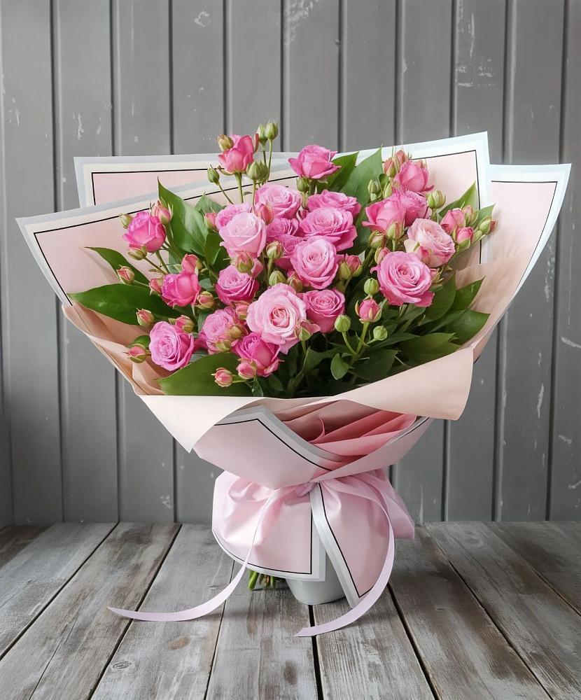 Букет Розовый кустик в Камышах