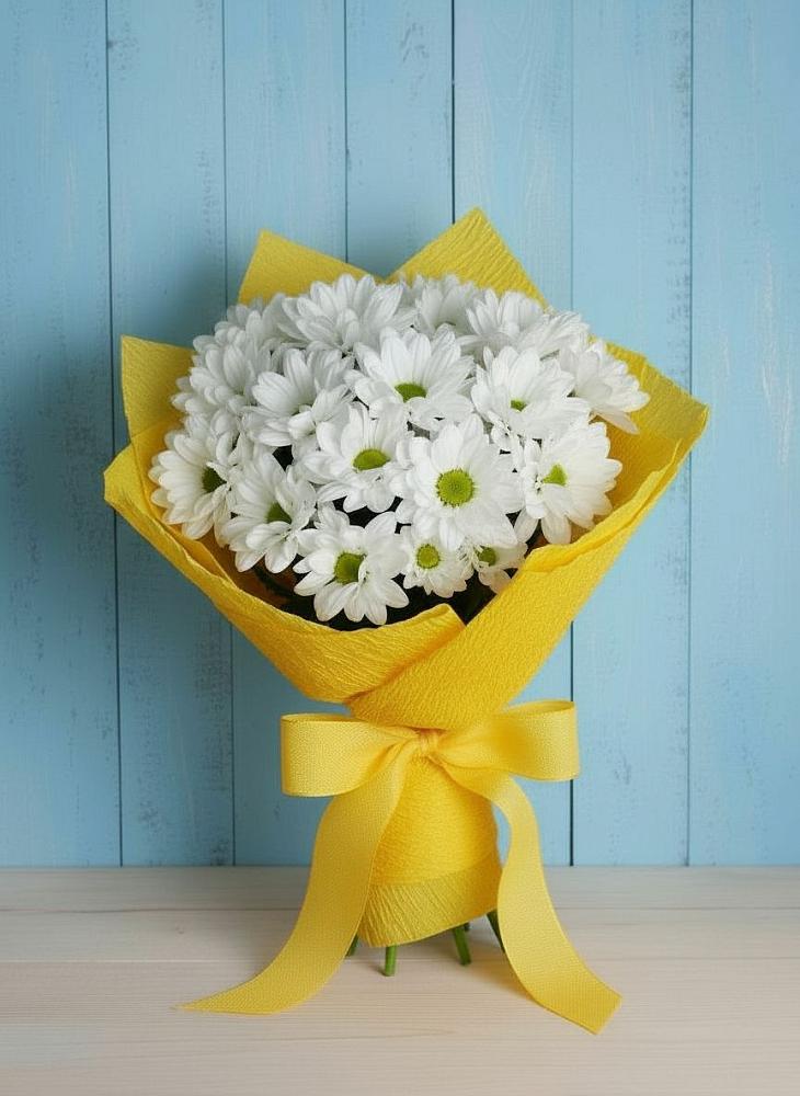 Букет цветов из: Хризантемы в Камышах