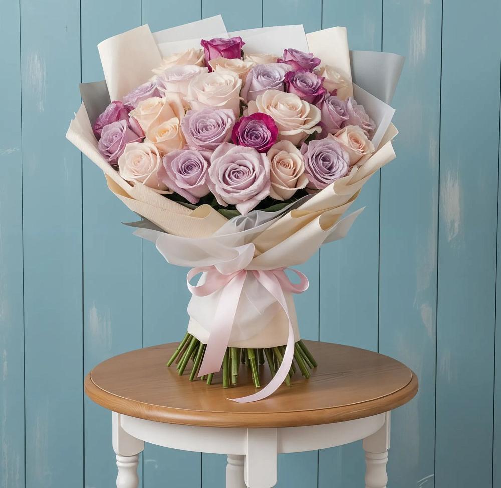 Букет цветов из: Розы в Камышах