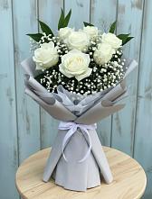 Букет цветов из:  Розы в Камышах