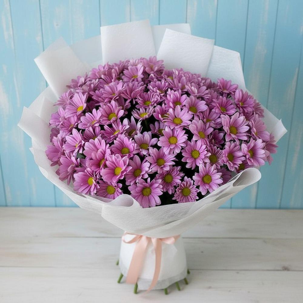 Букет цветов из: Хризантемы в Камышах