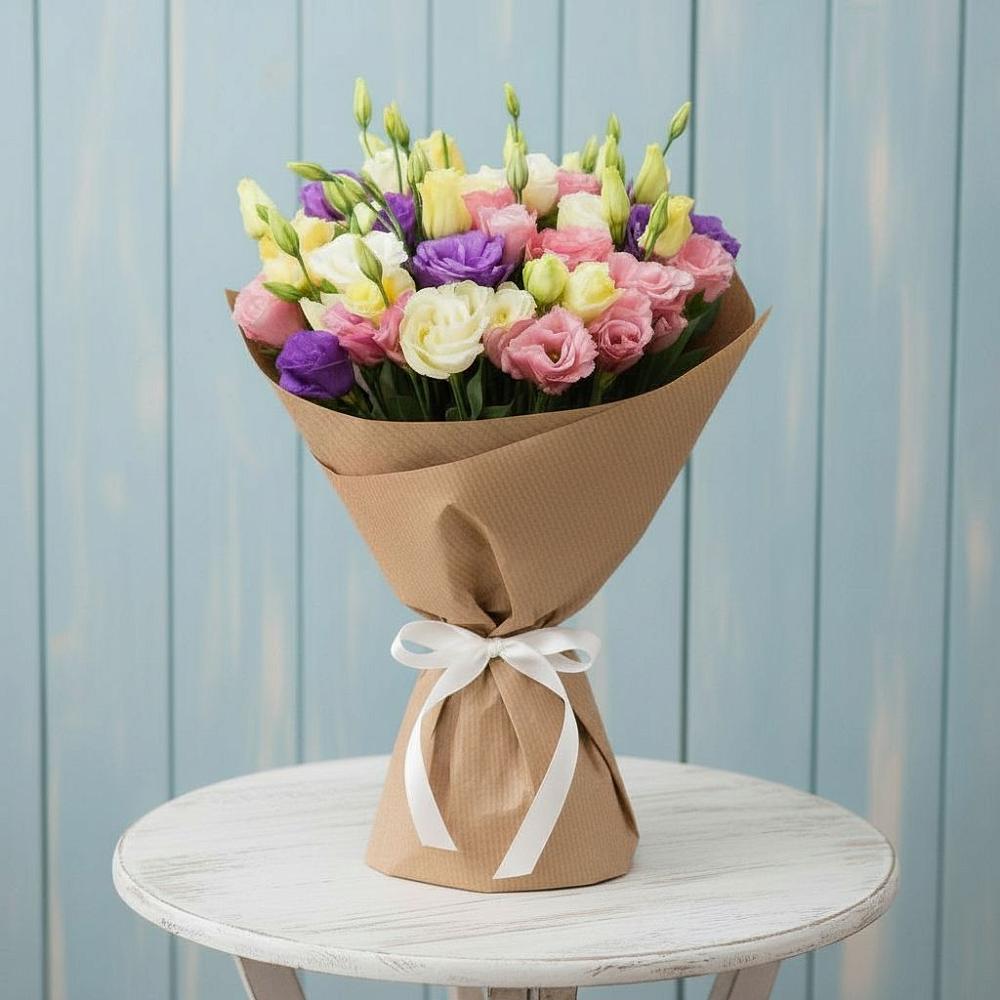 Букет цветов из: Лизиантусы в Камышах