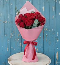 Букет цветов из:  Розы в Камышах