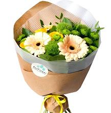 Букет герберы и розы в Камышах Букет цветов из: Герберы, Розы и Хризантемы в Камышах