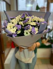 Букет цветов из:  Хризантемы #REPLACE_PRED# Камышах