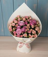 Букет цветов из:  Розы в Камышах